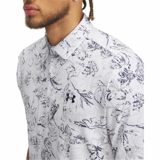 Under Armour Блуза С Яка Men's Playoff Short-Sleeve Performance Polo Shirt Бяло 