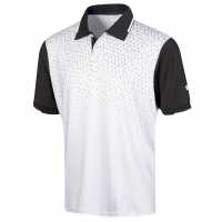 Детска Блуза С Яка Golf  Geometric Grade Polo Shirt Juniors Silver / White Детски тениски тип поло