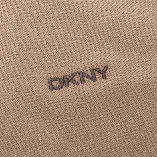 Dkny Golf Bronx Pique Polo Sand - Мъжко облекло за едри хора