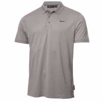 Dkny Golf Bronx Pique Polo Silver Мъжко облекло за едри хора