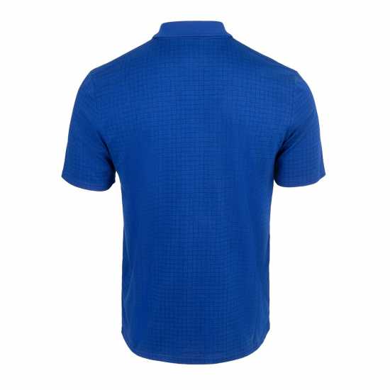 Slazenger Check Golf Polo Mens Кралско синьо Боулинг