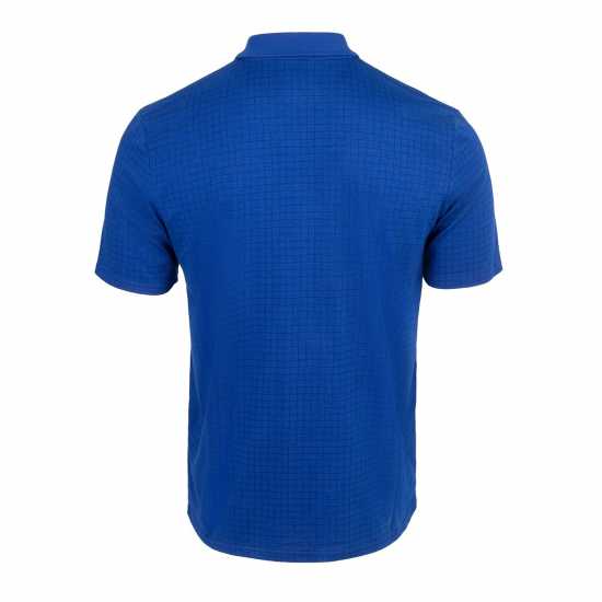 Slazenger Check Golf Polo Mens Кралско синьо Боулинг