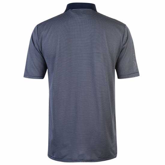 Slazenger Мъжка Блуза С Яка Micro Stripe Golf Polo Shirt Mens Морска синьо Дрехи за голф