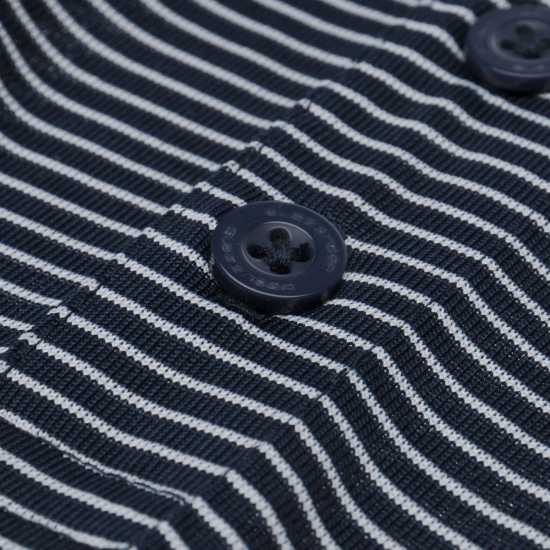 Slazenger Мъжка Блуза С Яка Micro Stripe Golf Polo Shirt Mens Navy Мъжко облекло за едри хора
