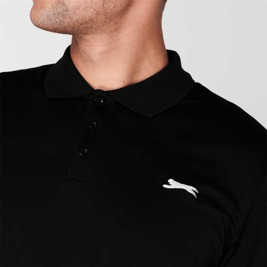 Slazenger Мъжка Блуза С Яка Golf Solid Polo Shirt Mens  Дрехи за голф