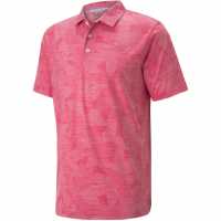 Puma Мъжка Блуза С Яка Cloudspun Polo Shirt Mens Pink Мъжко облекло за едри хора