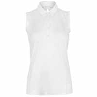 Slazenger Дамска Блуза С Яка Sleeveless Polo Shirt Ladies  Дамски тениски с яка