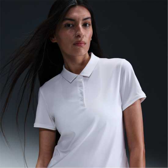 Nike Dri-FIT Victory Women's Golf Polo White/Black Дрехи за голф