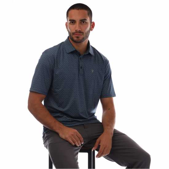 Дрехи за голф Farah Lewis Polo Sn99 Сини дрехи Farah Lewis Polo Sn99 Сини дрехи Дрехи за голф