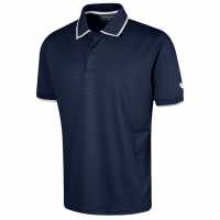 Island Green Golf Hexagon Knit Polo Shirt Men's Navy Мъжки тениски с яка