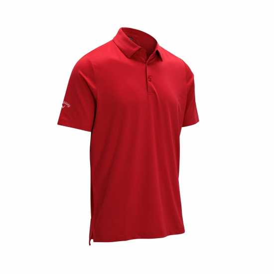 Callaway Мъжка Блуза С Яка Solid Polo Shirt Mens True Red - Мъжко облекло за едри хора