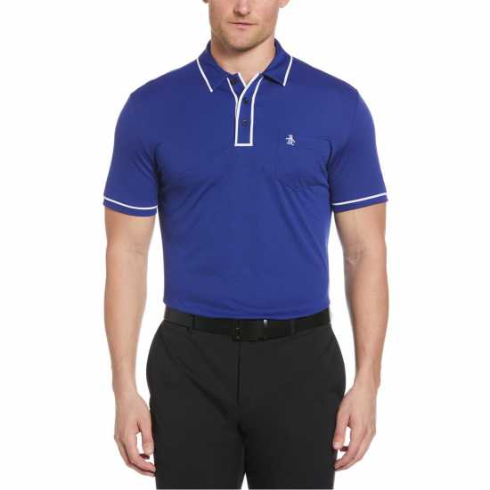 Дрехи за голф Блуза С Яка Original Penguin Golf Earl Polo Shirt Синьо Блуза С Яка Original Penguin Golf Earl Polo Shirt Синьо Дрехи за голф