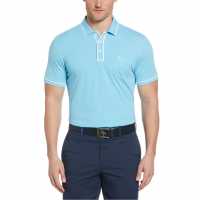Блуза С Яка Original Penguin Golf Earl Polo Shirt Aquarius Мъжко облекло за едри хора