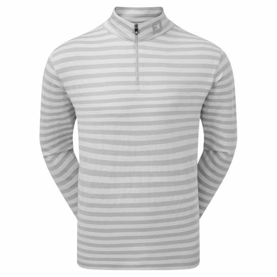 Footjoy Peached Jersey Tonal Striped Top Mens Сиво Мъжки долни дрехи