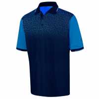 Мъжка Блуза С Яка Island Green Geometric Grade Polo Shirt Mens Navy / Aqua Мъжки тениски с яка