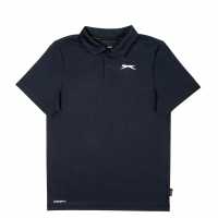 Slazenger Solid Polo Junior Морска синьо Детски тениски тип поло