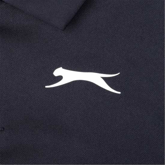 Slazenger Solid Golf Polo Junior Морска синьо Детски тениски тип поло