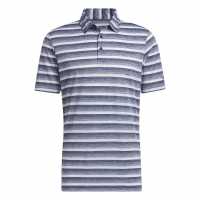 Adidas Мъжка Блуза С Яка Two-Color Striped Golf Polo Shirt Mens  Дрехи за голф