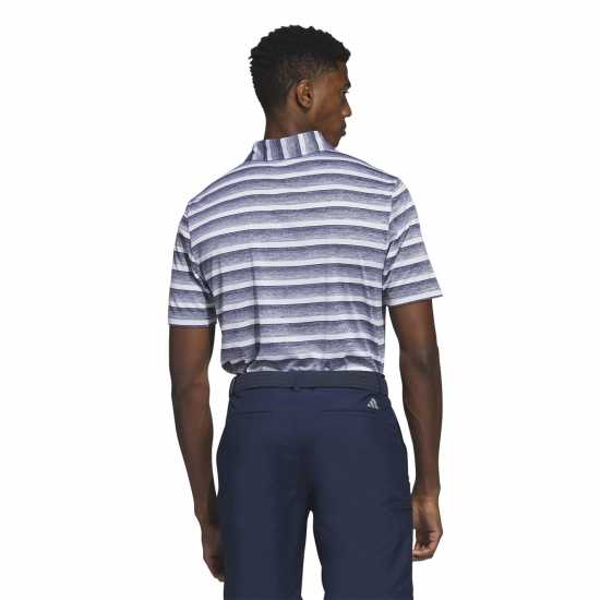 Adidas Мъжка Блуза С Яка Two-Color Striped Golf Polo Shirt Mens  Дрехи за голф