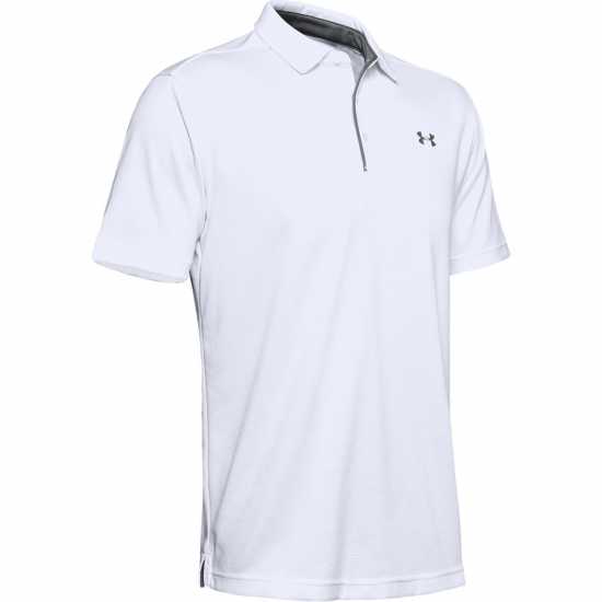 Under Armour Tech Polo Mens Бяло Боулинг