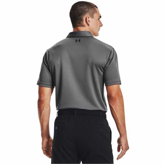 Under Armour Мъжка Блуза С Яка Tech Polo Shirt Mens Graphite/Black Мъжко облекло за едри хора