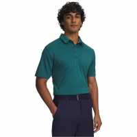 Under Armour Tech Polo Mens Green/Gray Under Armour Tech Polo Mens Green/Gray Дрехи за голф