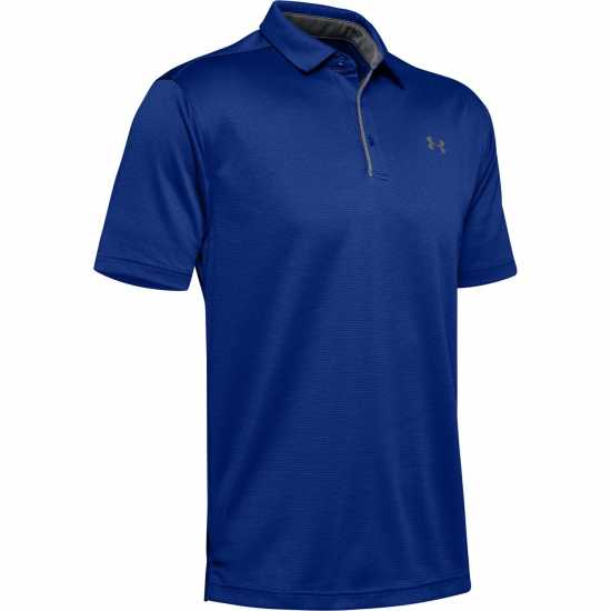 Мъжка Блуза С Яка Under Armour Tech Polo Shirt Mens Blue Atlantis Боулинг