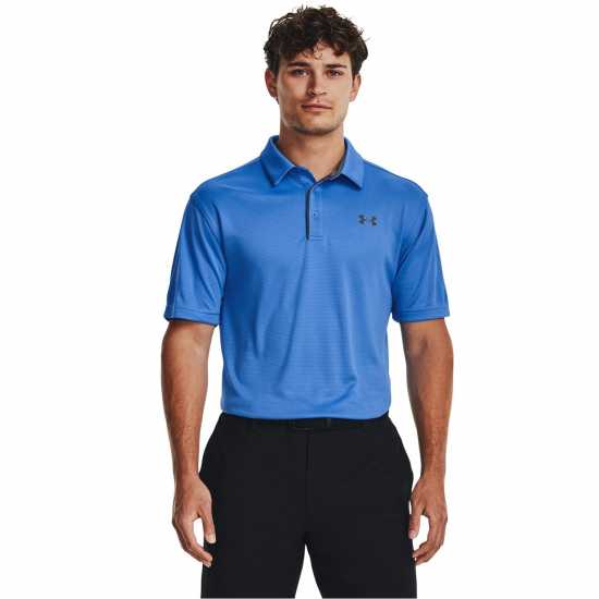 Мъжка Блуза С Яка Under Armour Tech Polo Shirt Mens Water/Grey Боулинг