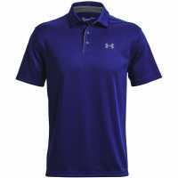 Мъжка Блуза С Яка Under Armour Tech Polo Shirt Mens Blue Боулинг