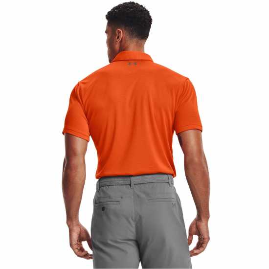 Under Armour Мъжка Блуза С Яка Tech Polo Shirt Mens Orange/Graphite Мъжко облекло за едри хора