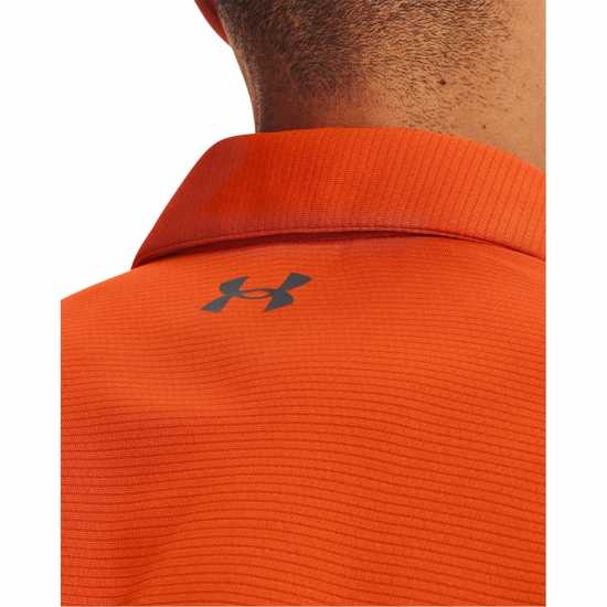 Under Armour Мъжка Блуза С Яка Tech Polo Shirt Mens Orange/Graphite Боулинг