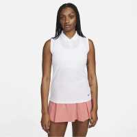 Nike Блуза С Яка Victory Polo Shirt Womens White/Black Дамски тениски с яка