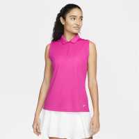 Nike Блуза С Яка Victory Polo Shirt Womens Pink/White Дамски тениски с яка