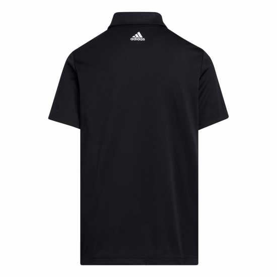 Adidas Детска Блуза С Яка 3 Stripe Polo Shirt Junior Boys Black Детски тениски тип поло