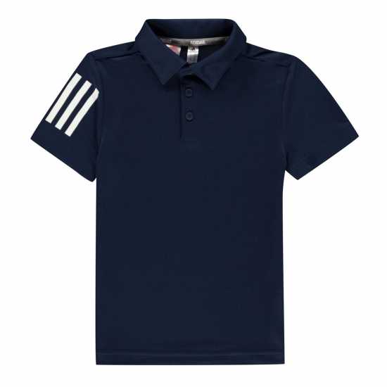Adidas Детска Блуза С Яка 3 Stripe Polo Shirt Junior Boys
