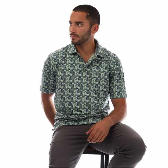 Дрехи за голф Farah Trawick Polo Sn99 Замръзнало зелено Farah Trawick Polo Sn99 Замръзнало зелено Дрехи за голф