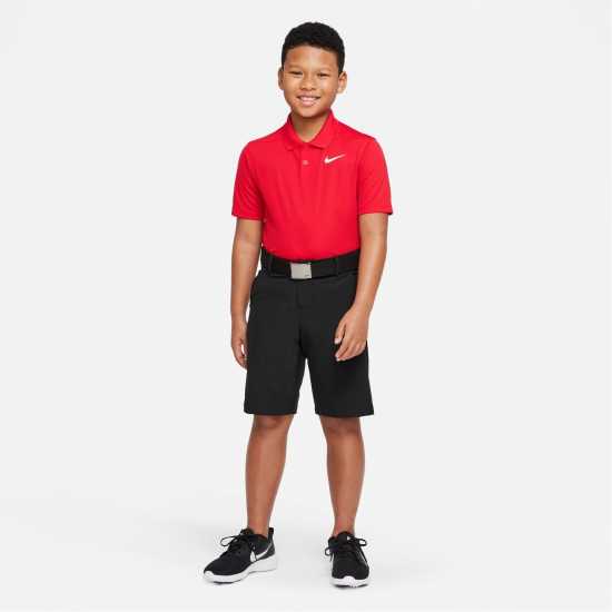 Nike Dri-FIT Victory Big Kids' (Boys') Golf Polo Shirt Red/White Детски тениски тип поло