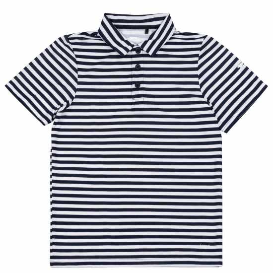 Slazenger Детска Блуза С Яка Stripe Polo Shirt Junior