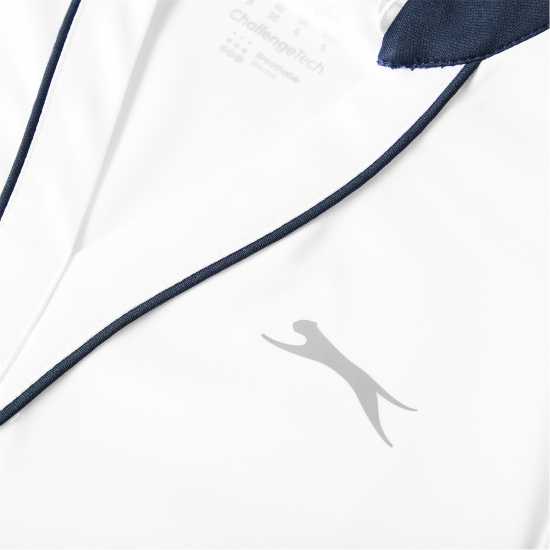 Slazenger Блуза С Яка Sleeveless Polo Shirt Womens Бяло Дрехи за голф