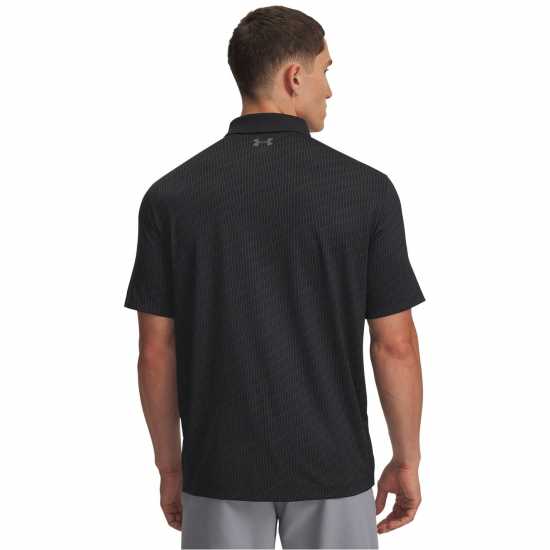 Дрехи за голф Under Armour Perf 3.0 Printed Polo Black Under Armour Perf 3.0 Printed Polo Black Дрехи за голф