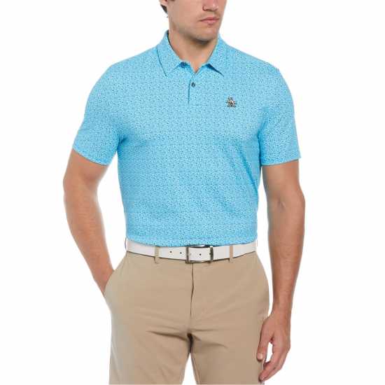 Original Penguin Golf Alvr Golf Ball Sn99 Син Атол Дрехи за голф
