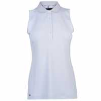 Colmar Дамска Блуза С Яка Donna Sleeveless Polo Shirt Ladies Ligtning Blue Дамски тениски с яка