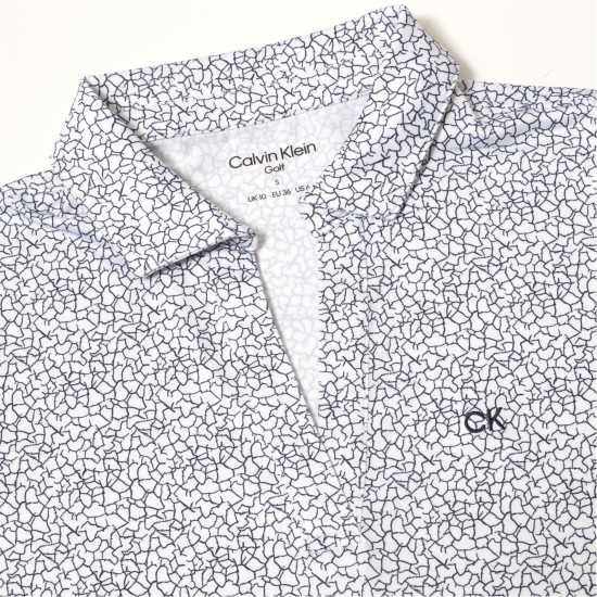 Дрехи за голф Calvin Klein Golf G Polo Ld99 White Navy Calvin Klein Golf G Polo Ld99 White Navy Дрехи за голф