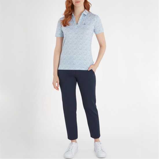 Дрехи за голф Calvin Klein Golf G Polo Ld99 White Navy Calvin Klein Golf G Polo Ld99 White Navy Дрехи за голф