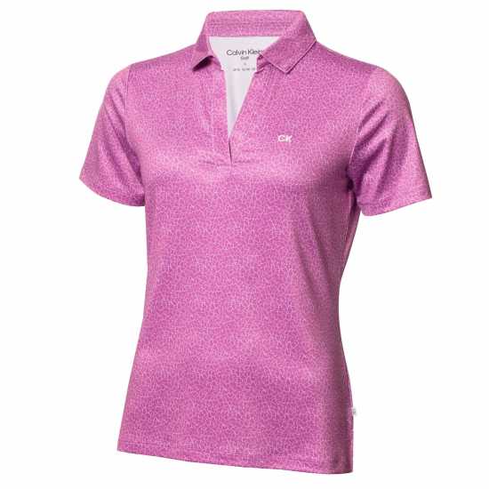 Дрехи за голф Calvin Klein Golf G Polo Ld99 Orchid White Calvin Klein Golf G Polo Ld99 Orchid White Дрехи за голф
