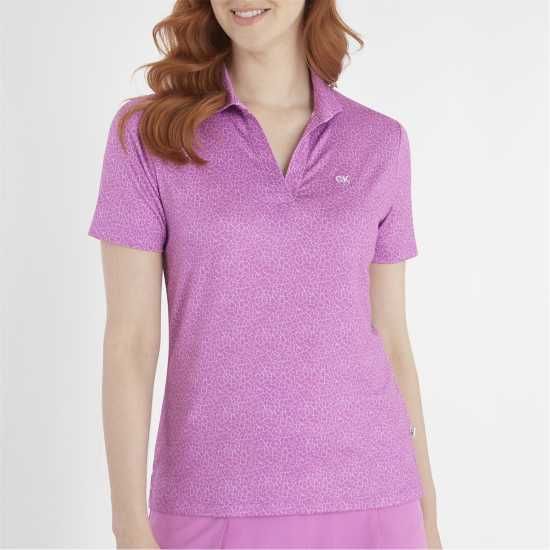 Дрехи за голф Calvin Klein Golf G Polo Ld99 Orchid White Calvin Klein Golf G Polo Ld99 Orchid White Дрехи за голф