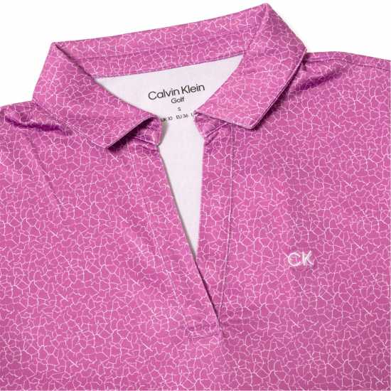 Дрехи за голф Calvin Klein Golf G Polo Ld99 Orchid White Calvin Klein Golf G Polo Ld99 Orchid White Дрехи за голф