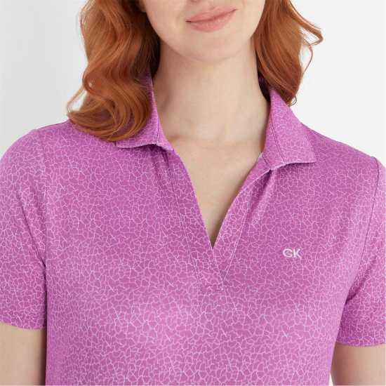 Дрехи за голф Calvin Klein Golf G Polo Ld99 Orchid White Calvin Klein Golf G Polo Ld99 Orchid White Дрехи за голф