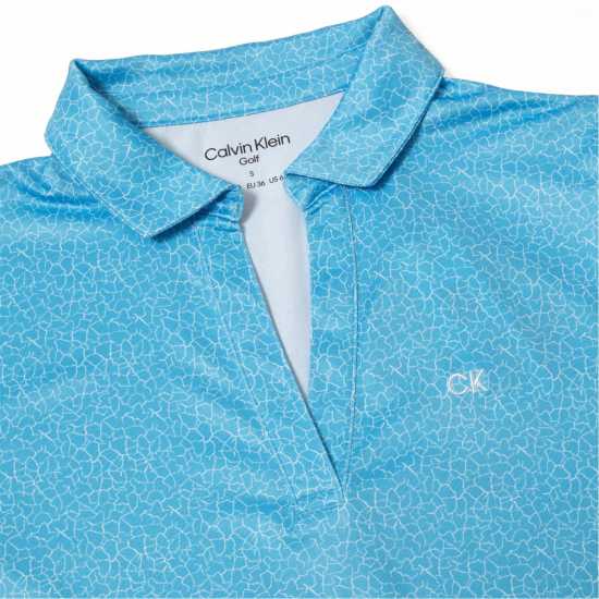 Calvin Klein Golf G Polo Ld99 Htge Blue White Дрехи за голф