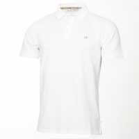 Блуза С Яка Calvin Klein Golf Polo Shirt Бяло Дрехи за голф